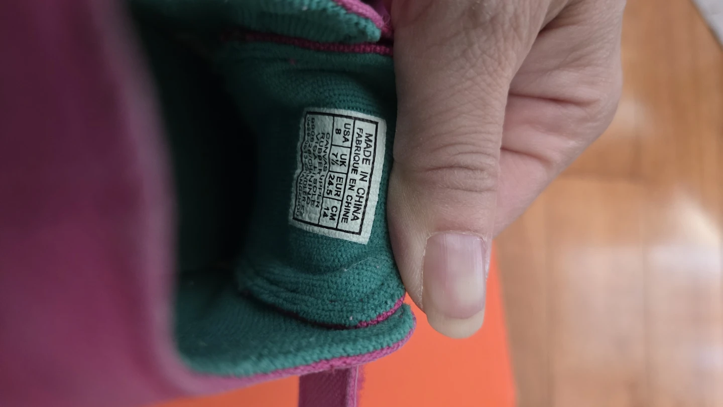 Pink Ralph Lauren Canvas Sneakers - Toddler Size 8 - photo 3