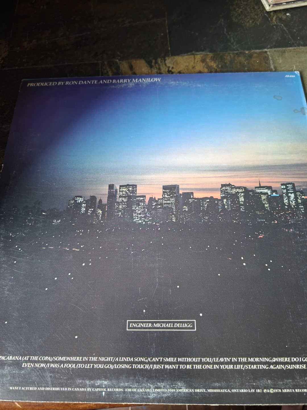 Barry Manilow Even Now Vinyl Record - photo 2