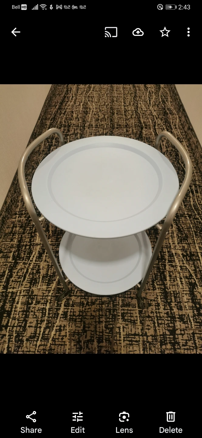 2-Tier Serving Cart - photo 2