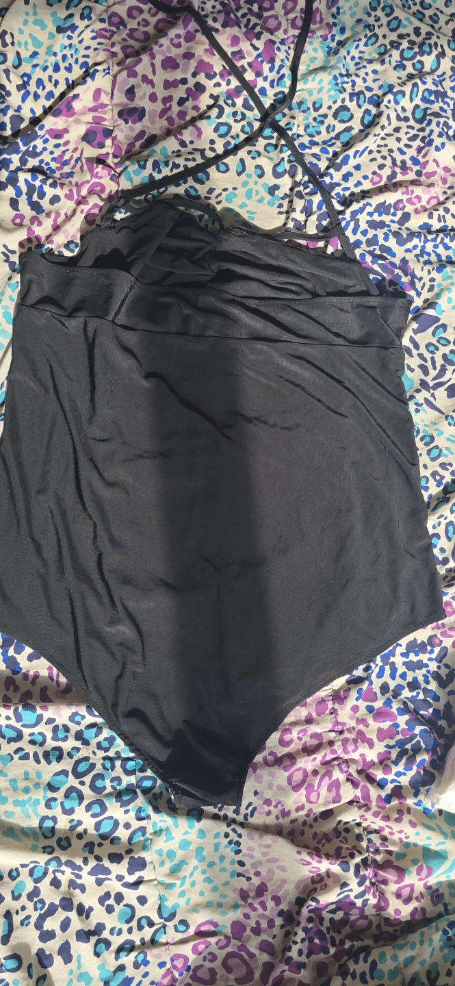 Black One-Piece Swimsuit (6XL) - photo 3