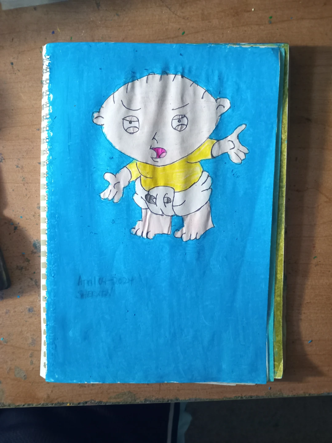 Steward Griffin Family GUY DRAWING by Custom Artist Sherwin - photo 3