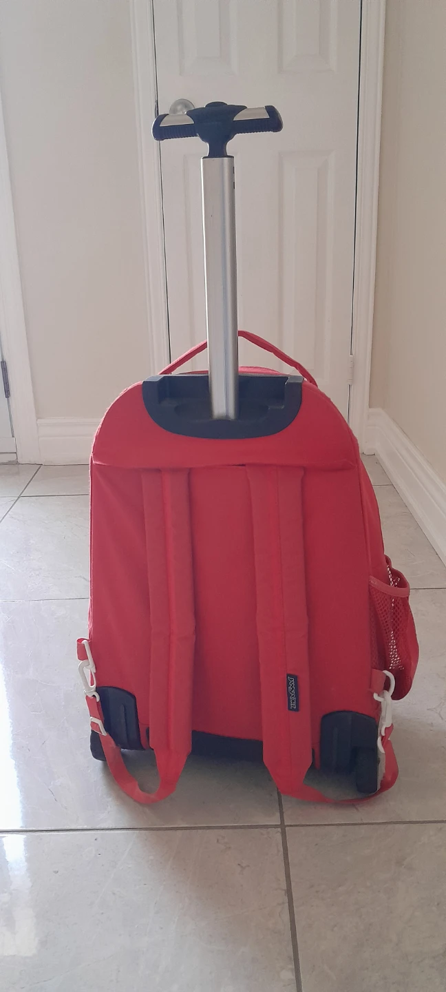 JanSport Rolling Backpack - Red Tiger Stripe - photo 2