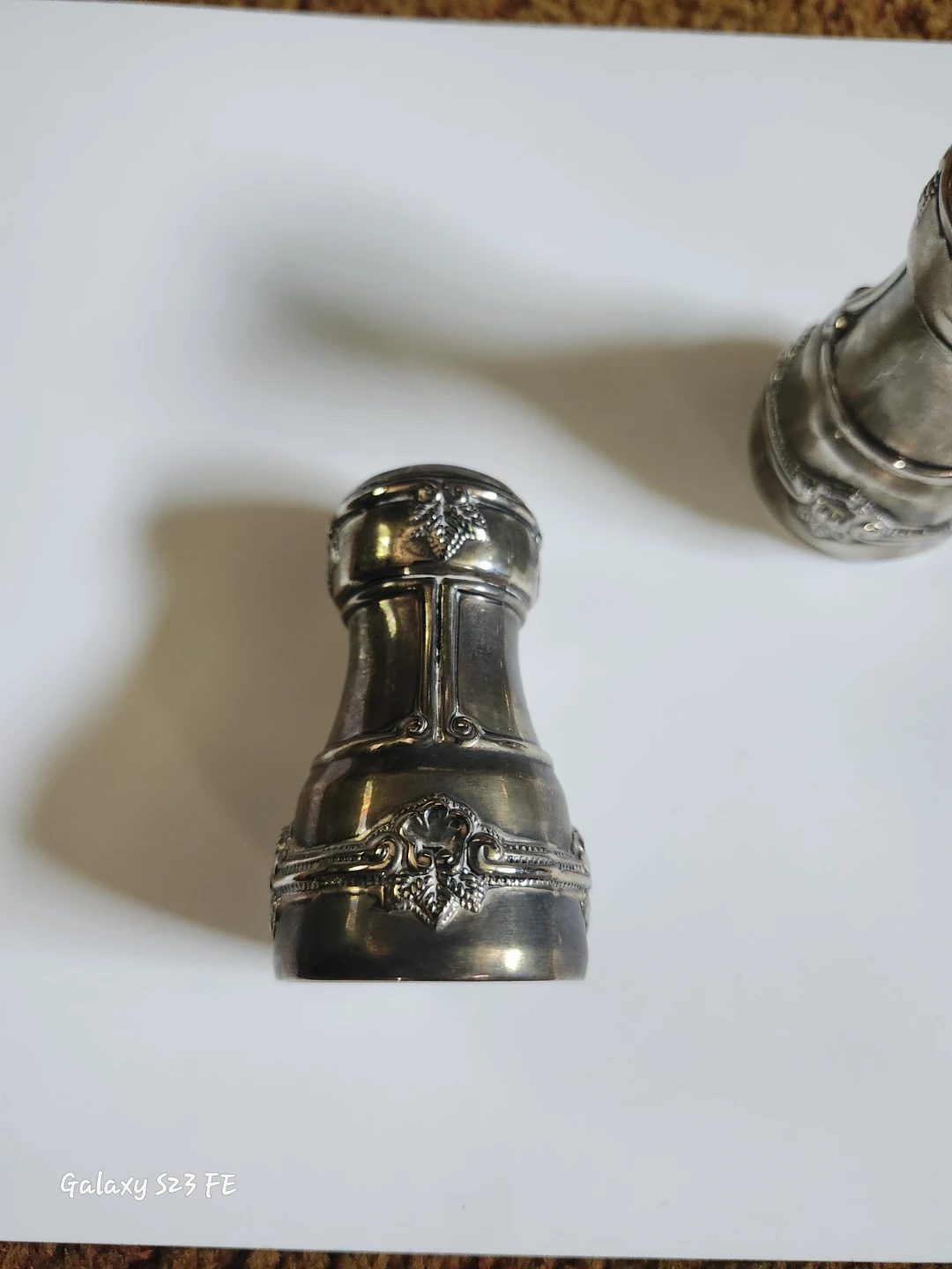Vintage Silver Salt and Pepper Shakers - photo 2
