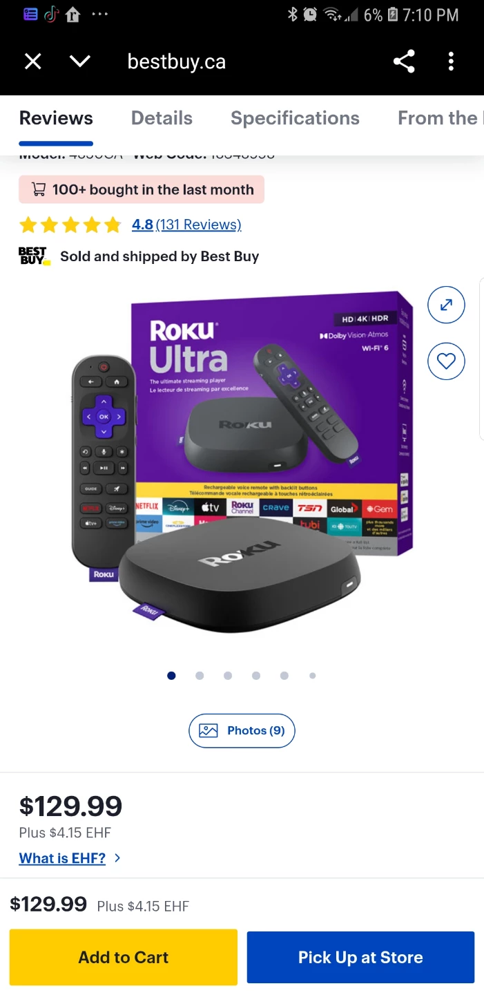 Roku Ultra Streaming Player