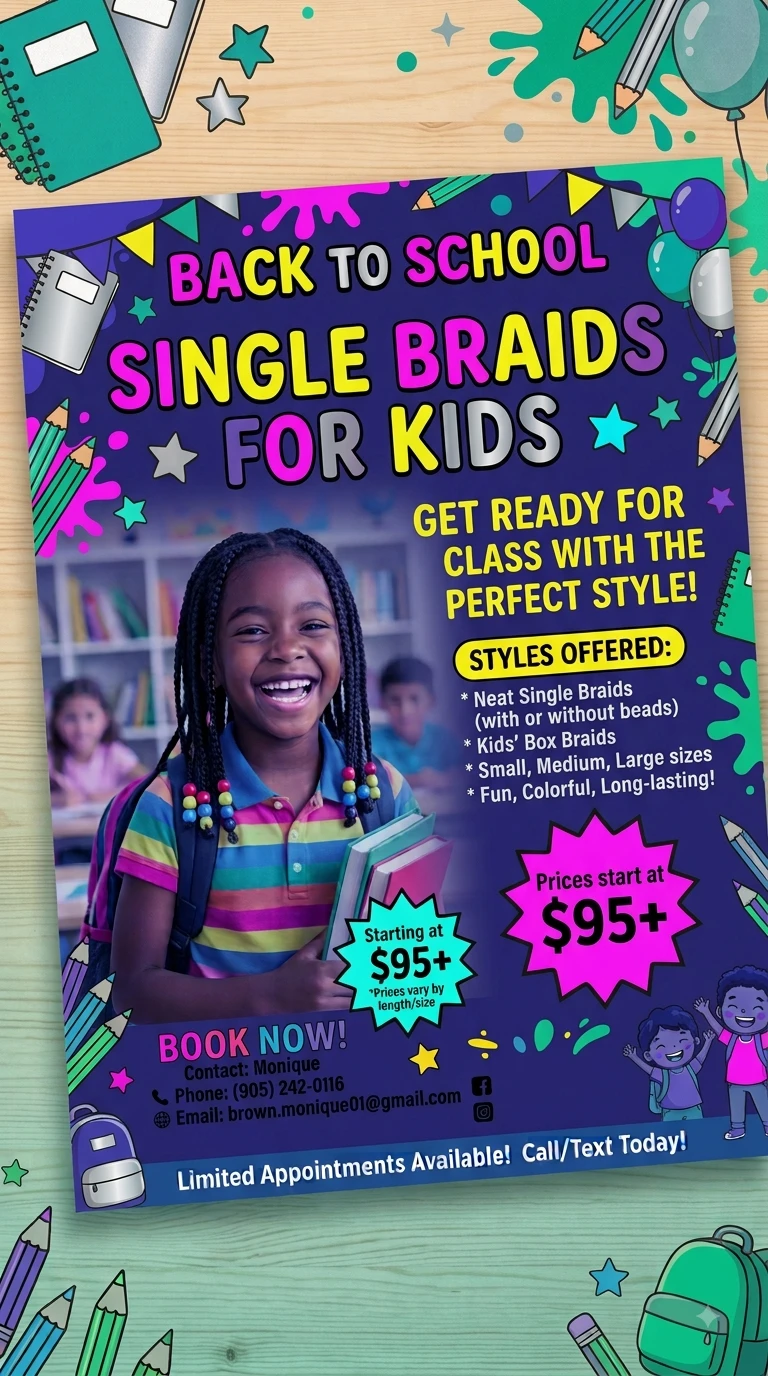 Braids for back to school