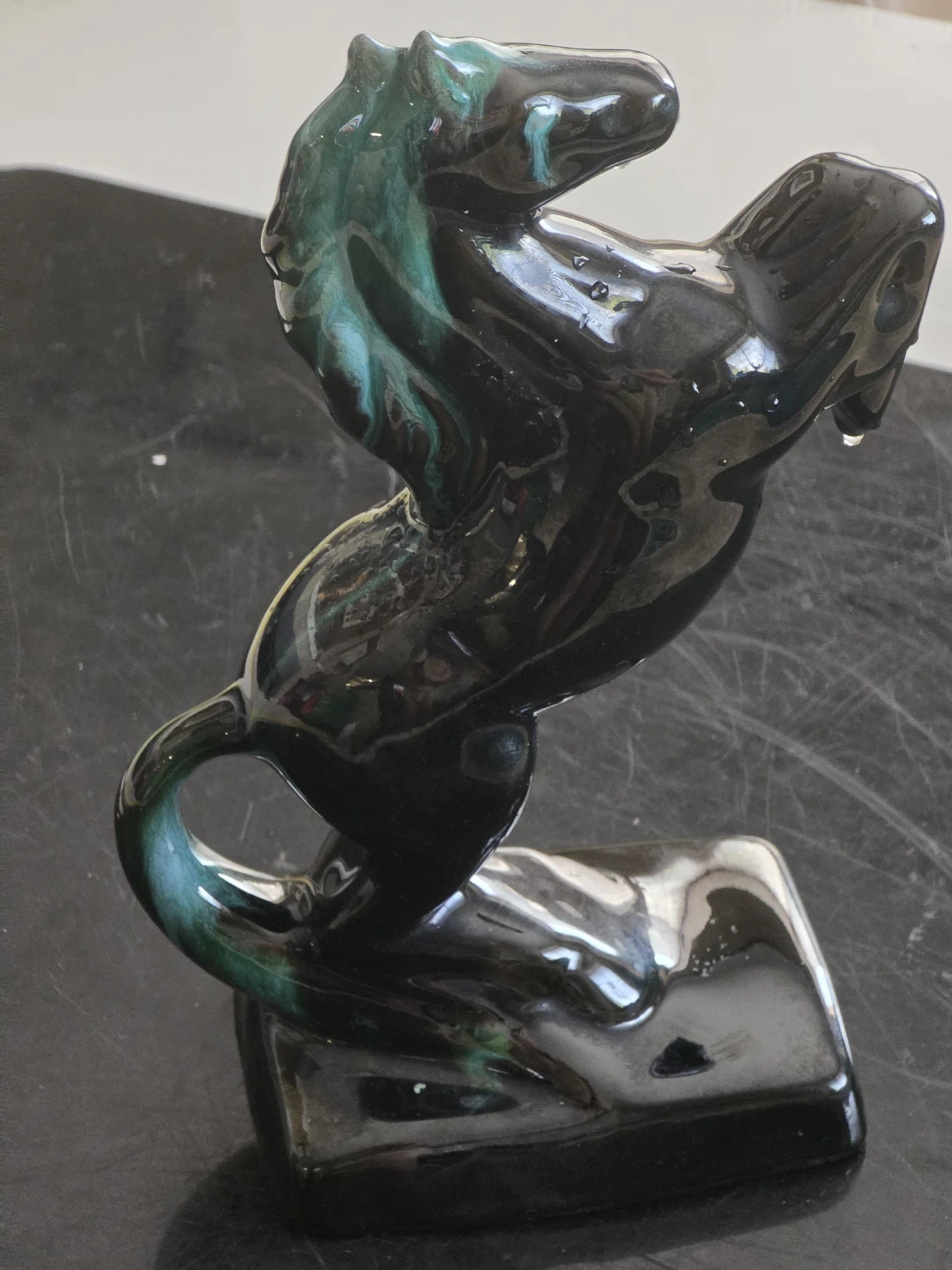 BLUE MOUNTAIN POTTERY Vintage Ceramic Horse Figurine - photo 5