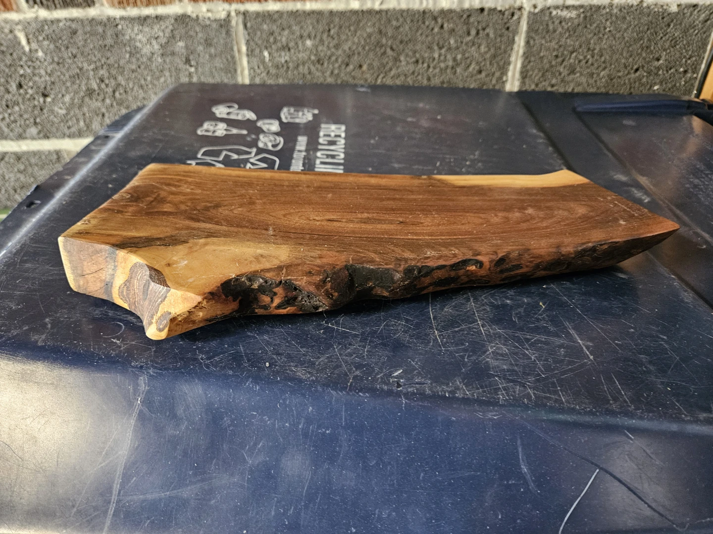 14" Live Edge Wood Serving Board