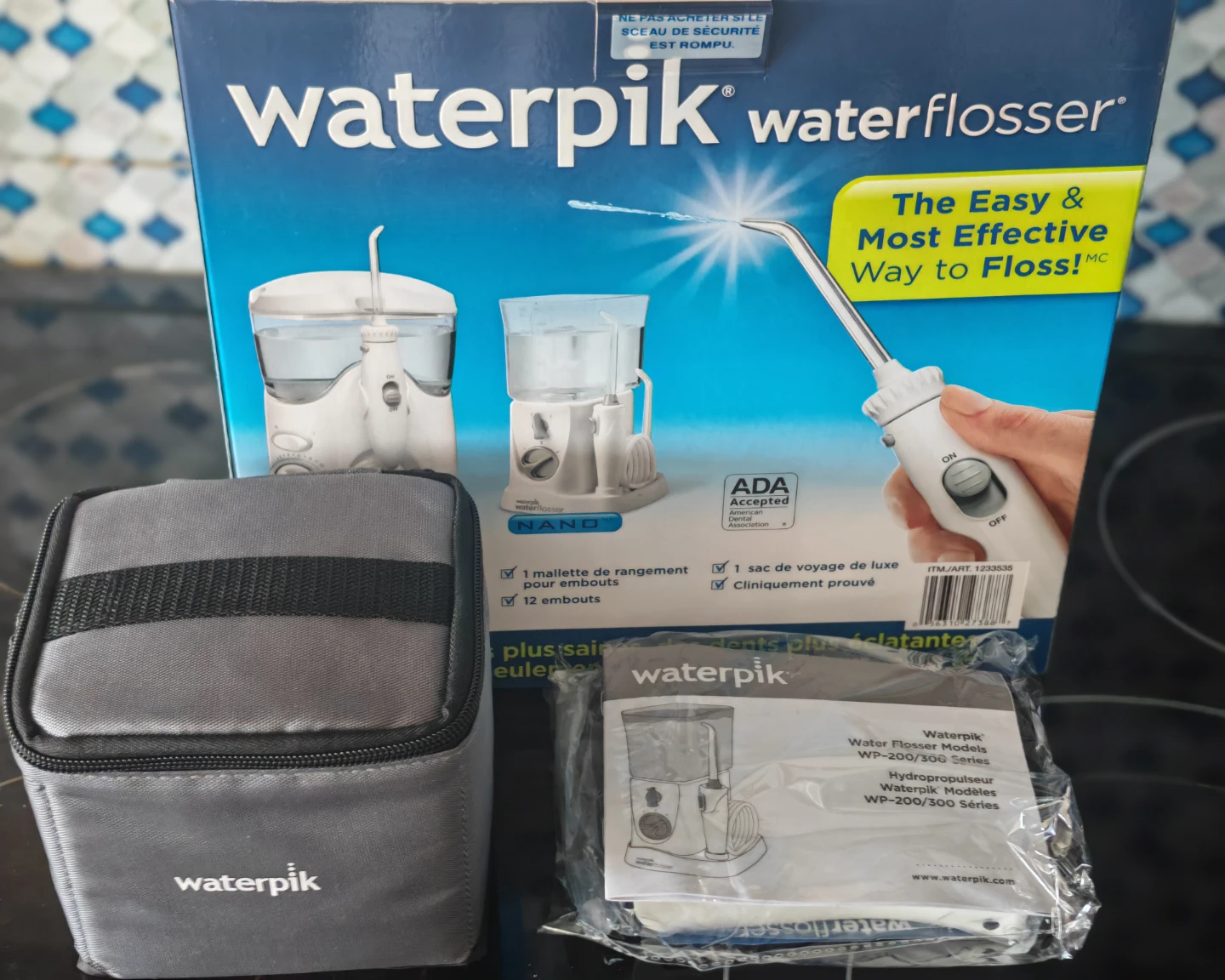 Waterpik Nano Travel Water Flosser (Never been used) - photo 2