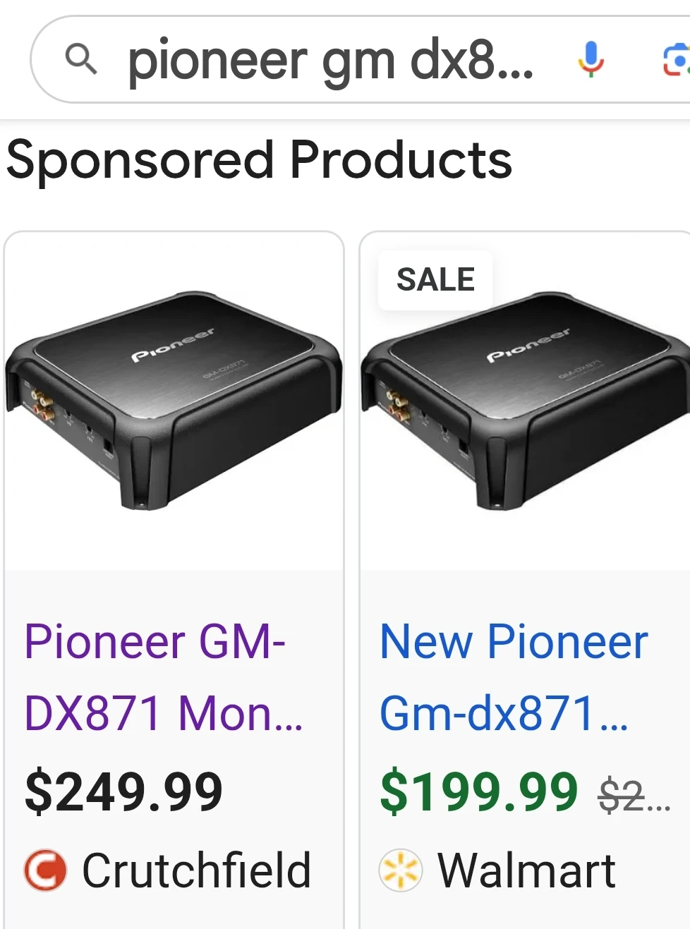 Pioneer GM-DX871 1600W Mono Amplifier - photo 5