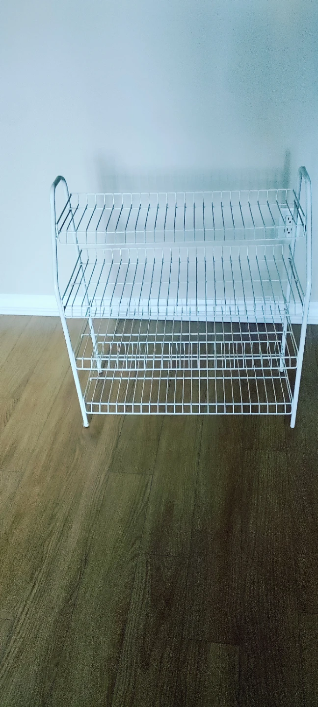 White 4-Tier Wire Rack