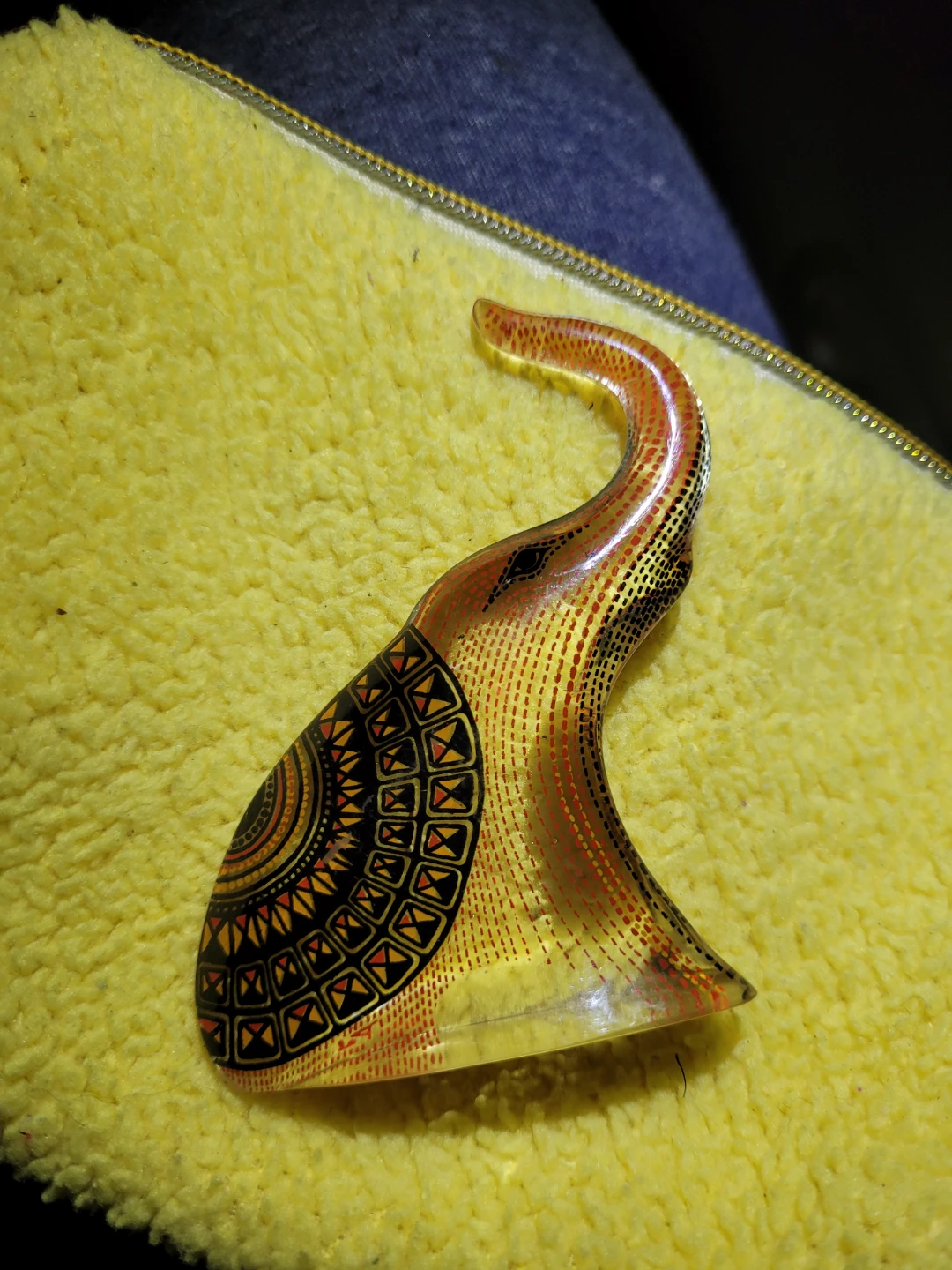 Abraham Palatnik "Lucky Elephant" Op Art Figurine - photo 2