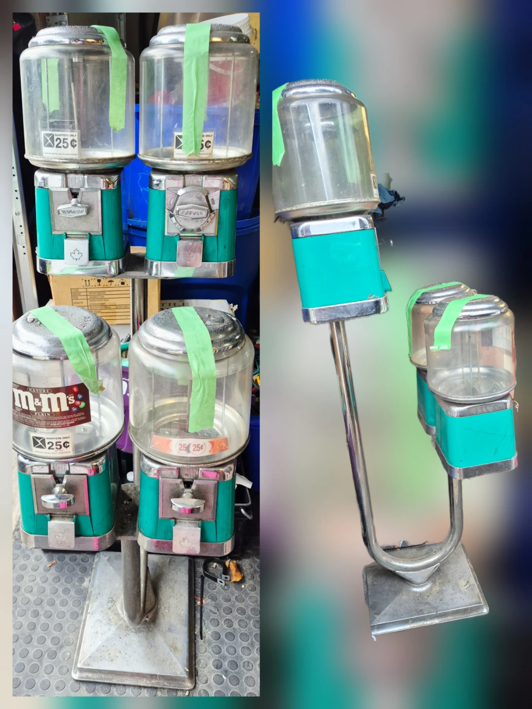Gumball Machine / Candy Dispenser with 4 compartments.