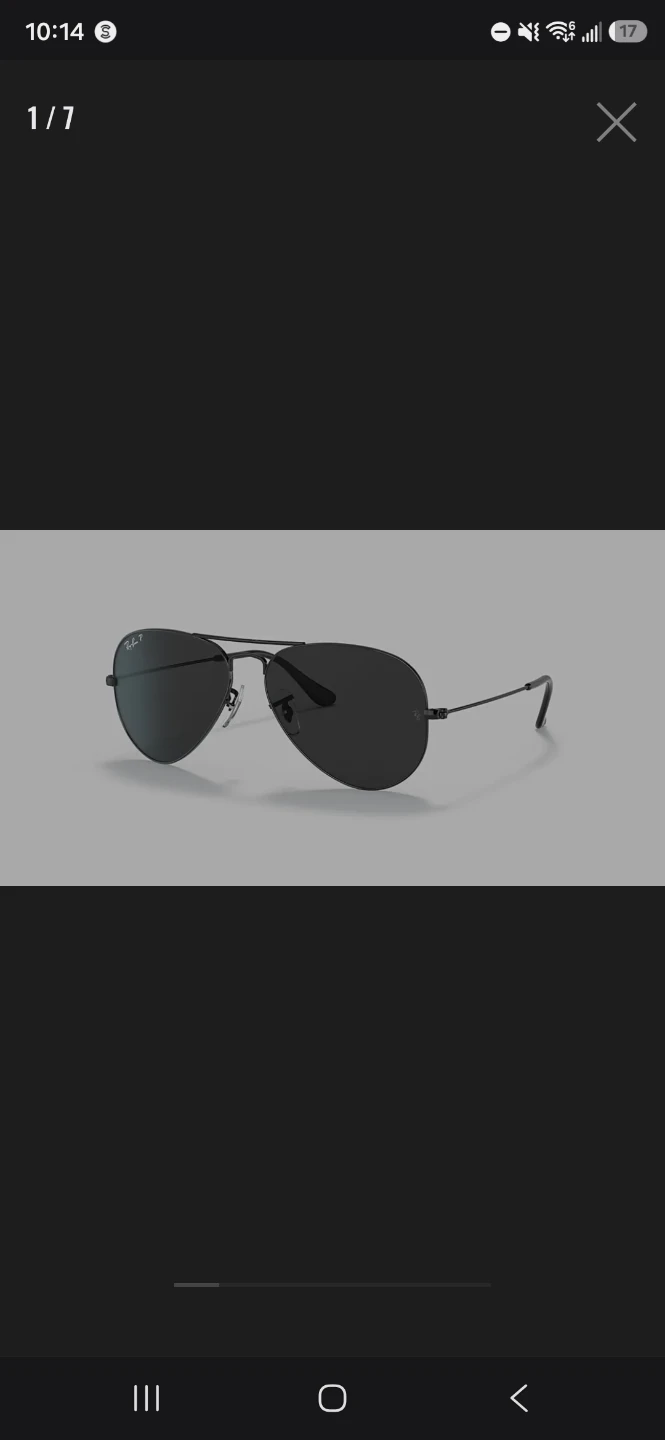 Total Black Raybans Brand New with Case and Cleaning Kit