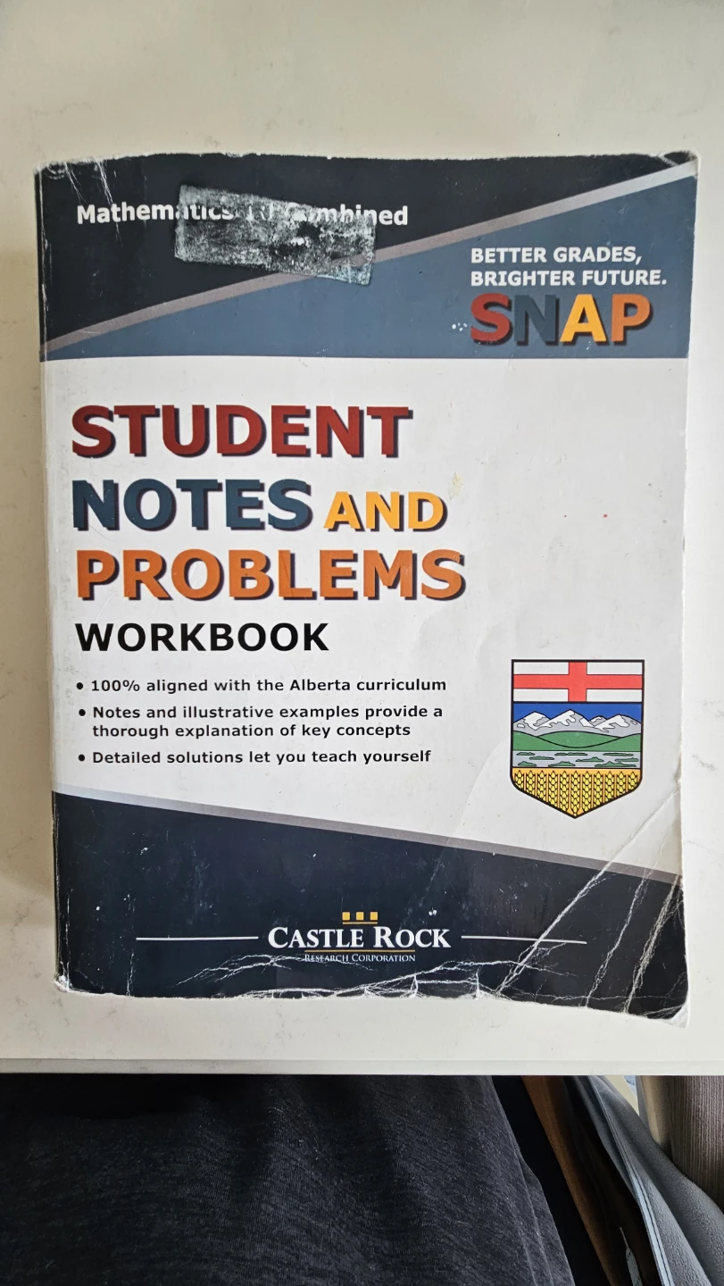 SNAP Student Notes and Problems Workbook
