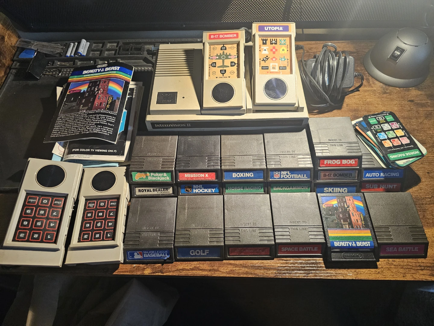 Intellivision II Console with 15 Games and Controllers