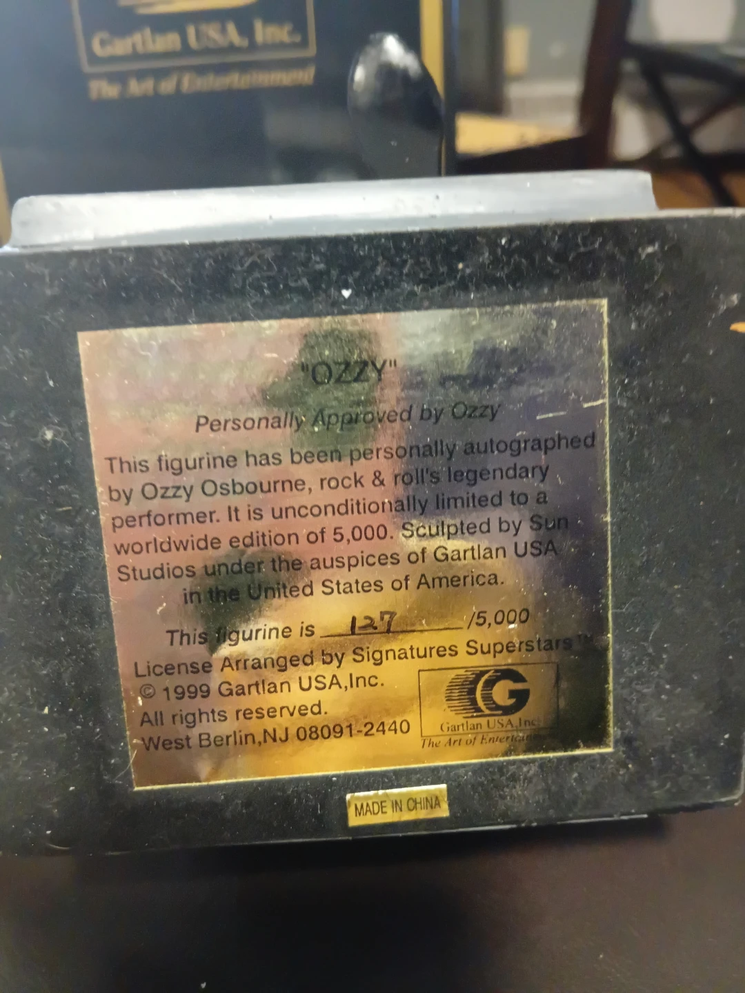 Gartlan USA Inc. Ozzy Osbourne Figurine - Limited Edition - photo 2