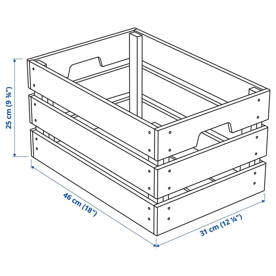 IKEA Wooden Crates - $15 for each; Two Available. - photo 2