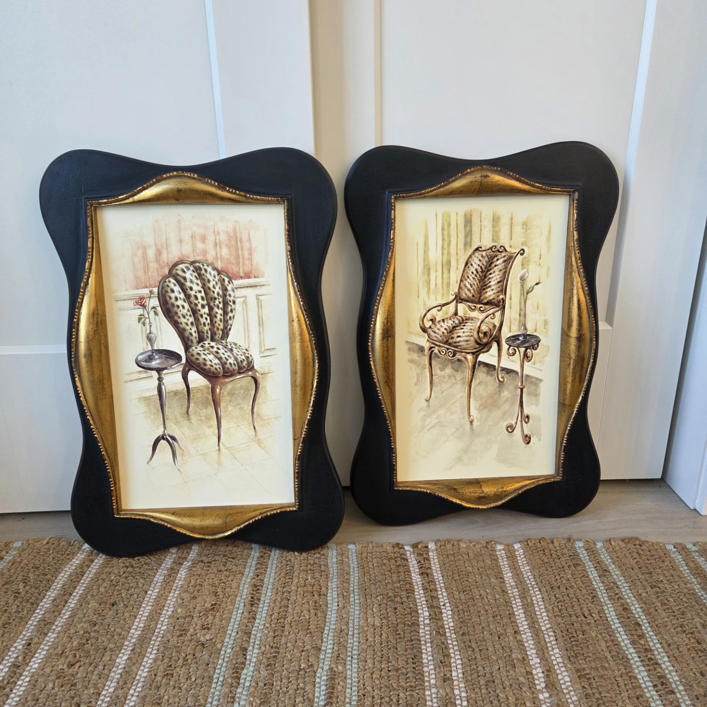 Set of 2 Art Studio Wall Decor Framed Prints