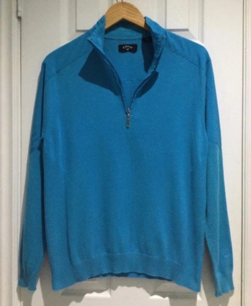 Callaway 1/4 Zip Pullover Sweater - Blue
