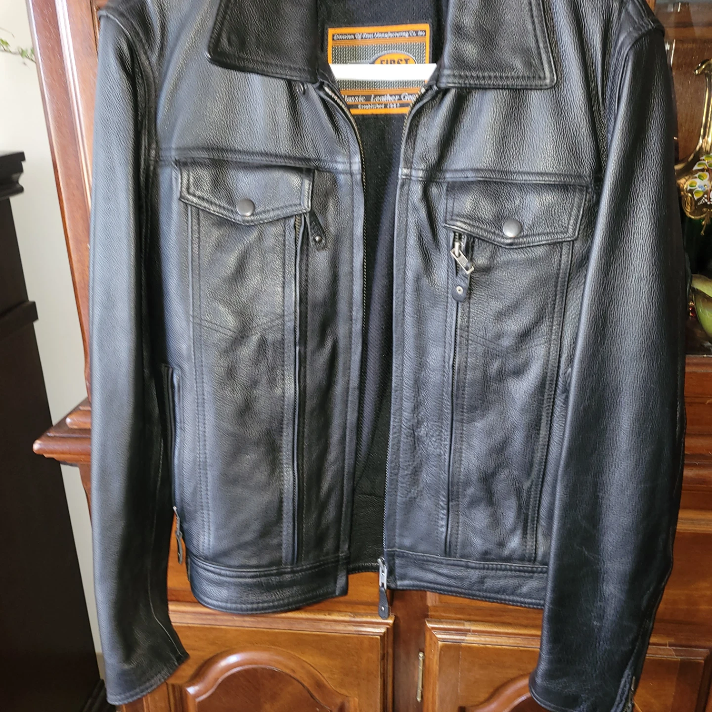 FIRST Classic Leather Gear Motorcycle Jacket