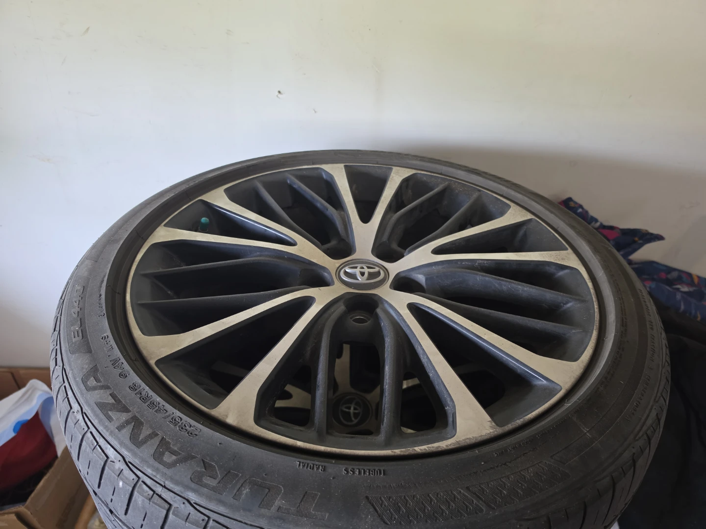Set of 4 Toyota 235/45R18 Tires and Rims