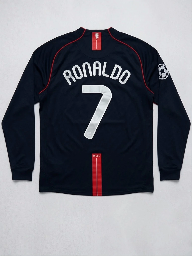 Man U 2008 black away kit - photo 2