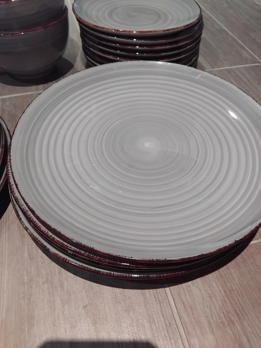 Royal Norfolk swirl dinnerware set - photo 2