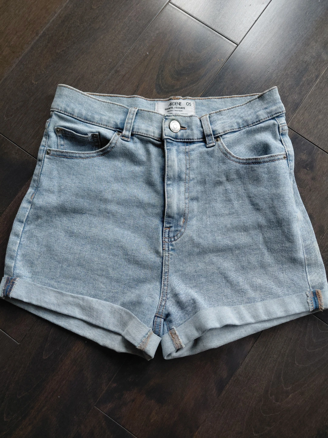 Ardene High Rise Shortie Shorts Size 05