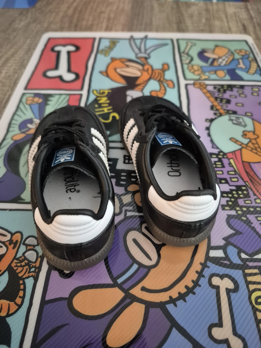 Brand New Adidas Samba Kids Shoes Black Size 6K - photo 3
