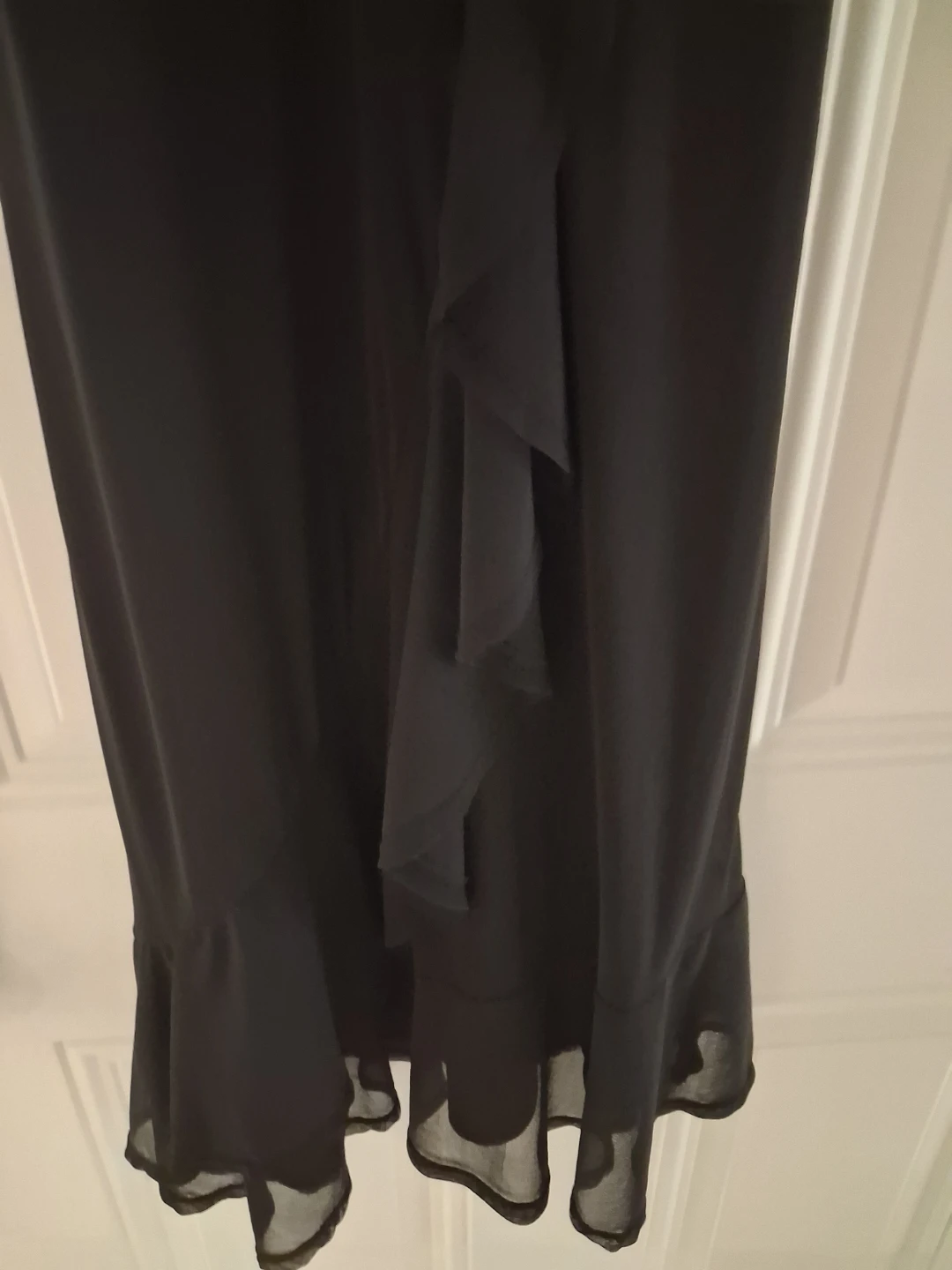 Mexx Black Ruffled Slip Dress - Small - photo 3