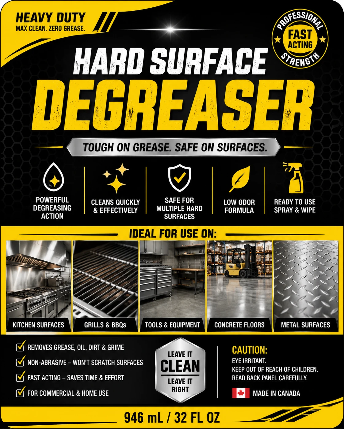 Heavy Duty Hard Surface Degreaser