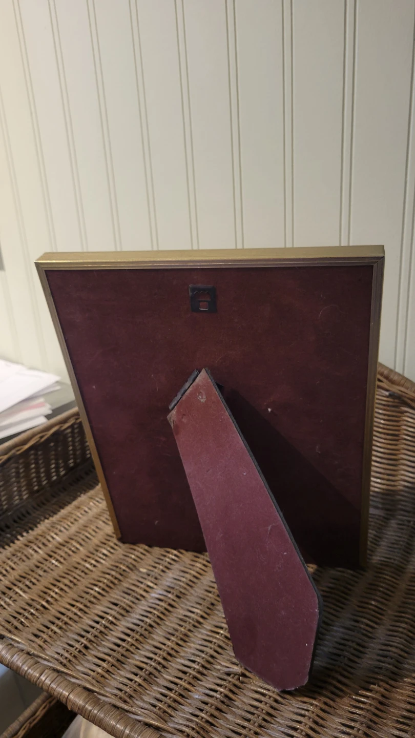 Vintage "Foot and Finger Plays" Framed Art. Picture frame - photo 4