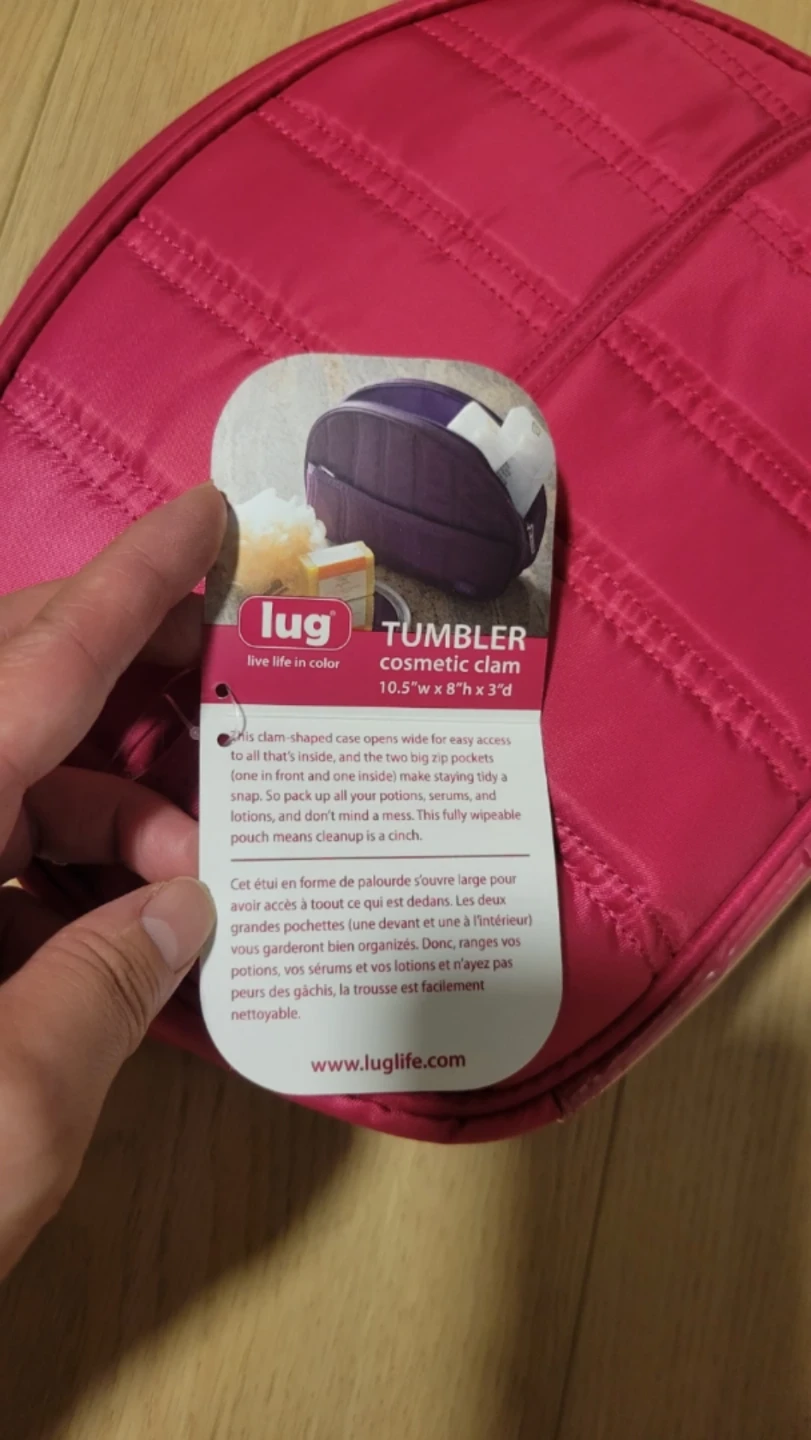 Lug Tumbler Cosmetic Bag - Pink - photo 5