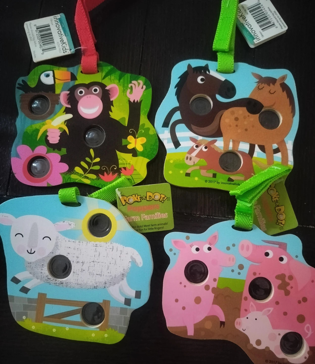 Innovative Kids Poke-A-Dot Toys (Set of 4)