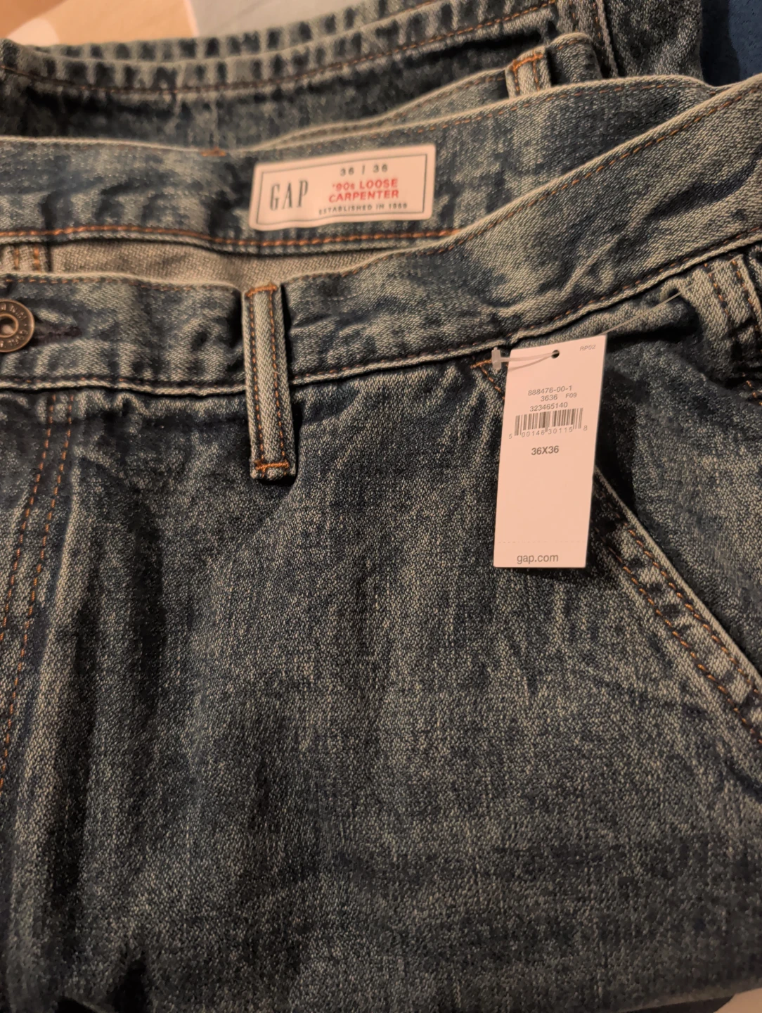 Gap 90s Loose Carpenter Jeans 36x36