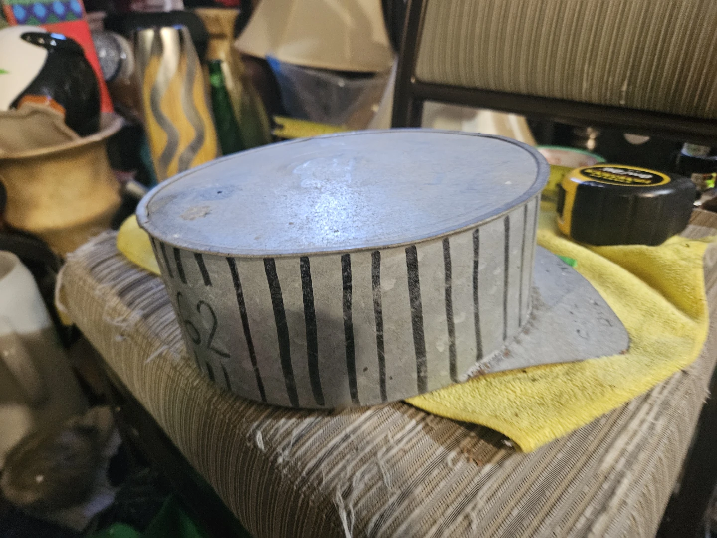 Vintage Galvanized Metal Container - photo 5