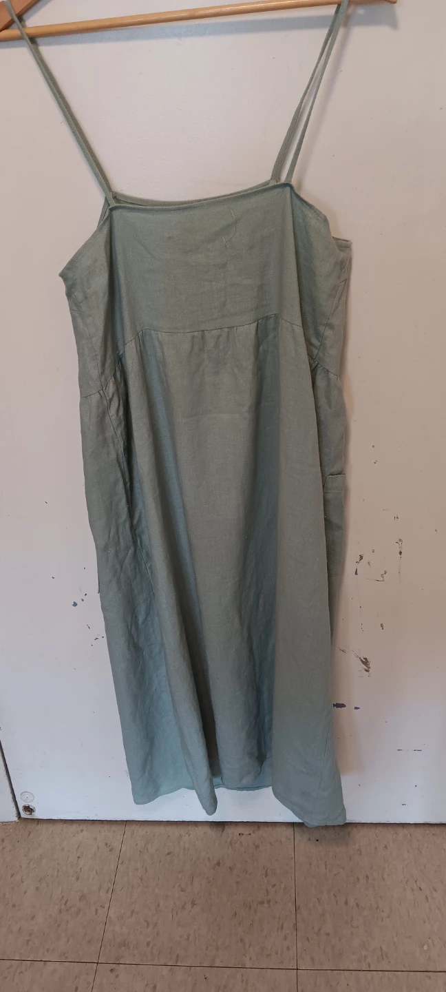 Light Green linen Sundress - photo 2