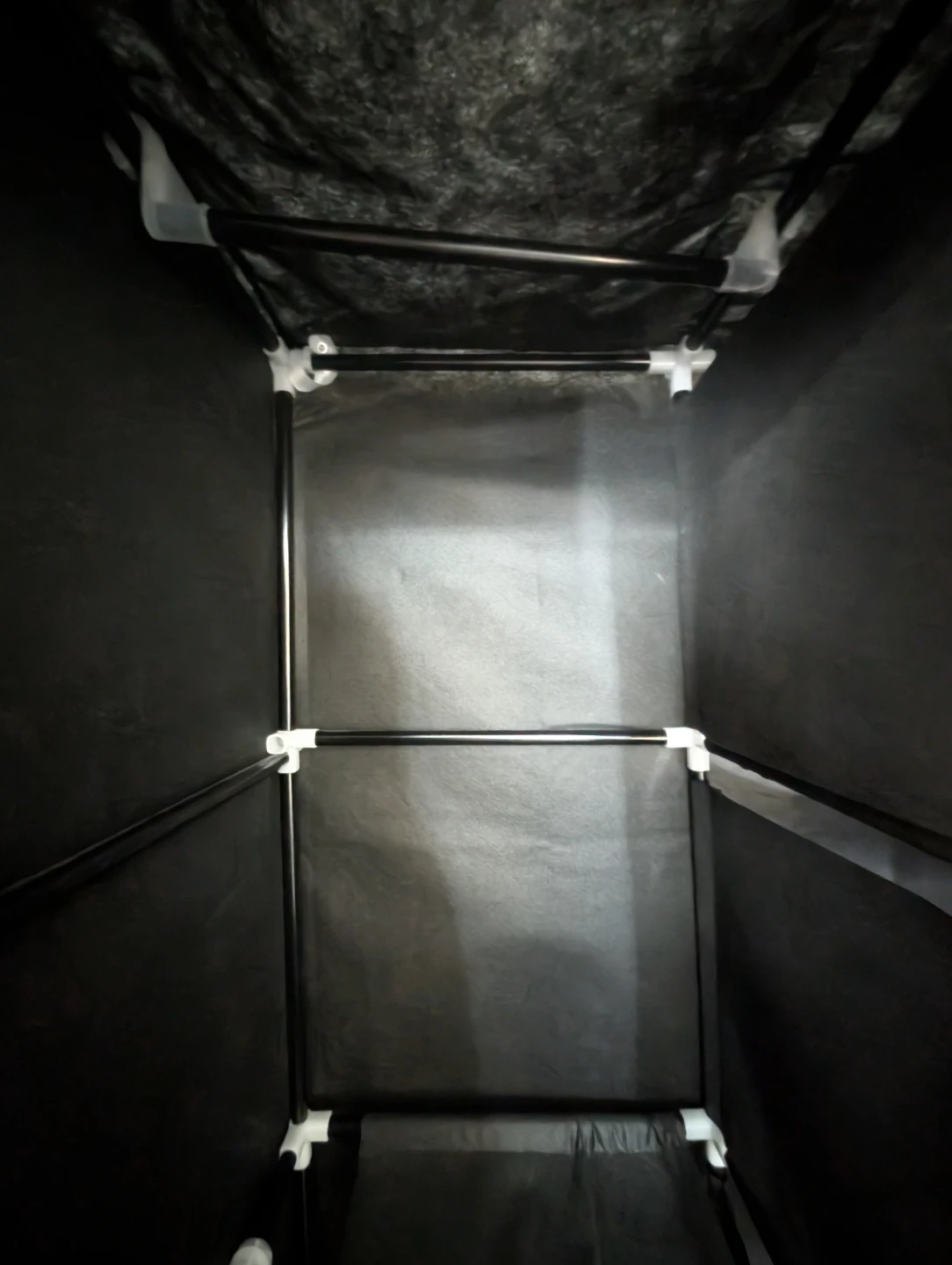 YOUUD Portable Wardrobe Storage Closet Organizer - Black - photo 3