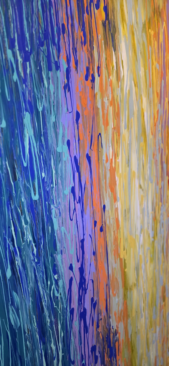 Huge original hand-painted painting by local artist Abstract - photo 3