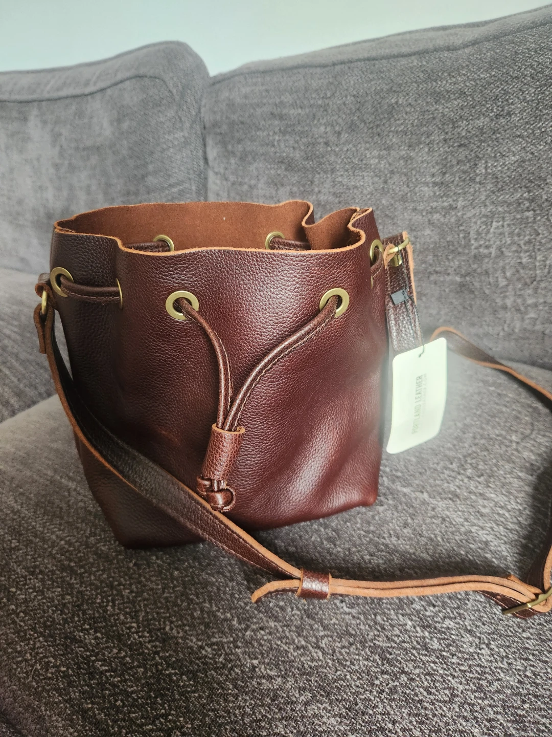 Brand New Portland Leather Small Bucket Bag