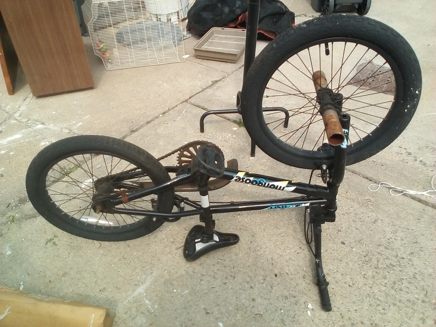 Mongoose Black BMX Bike