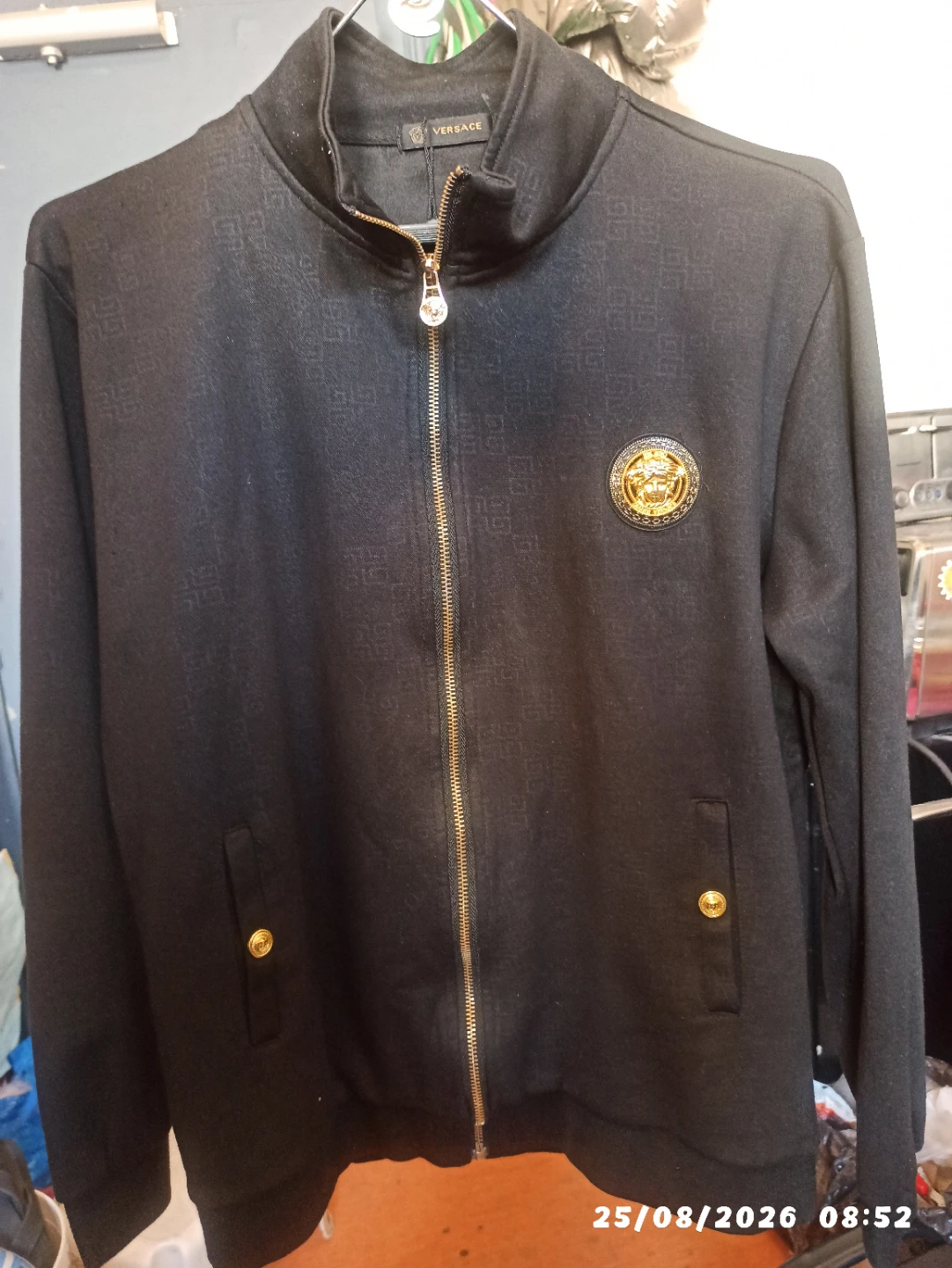 Versace Black Medusa Head Track Jacket