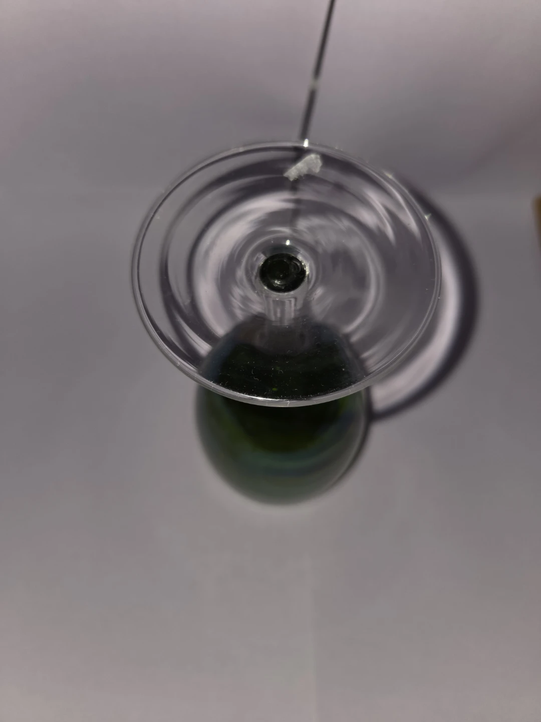 Iridescent Green Wine Glass - photo 3