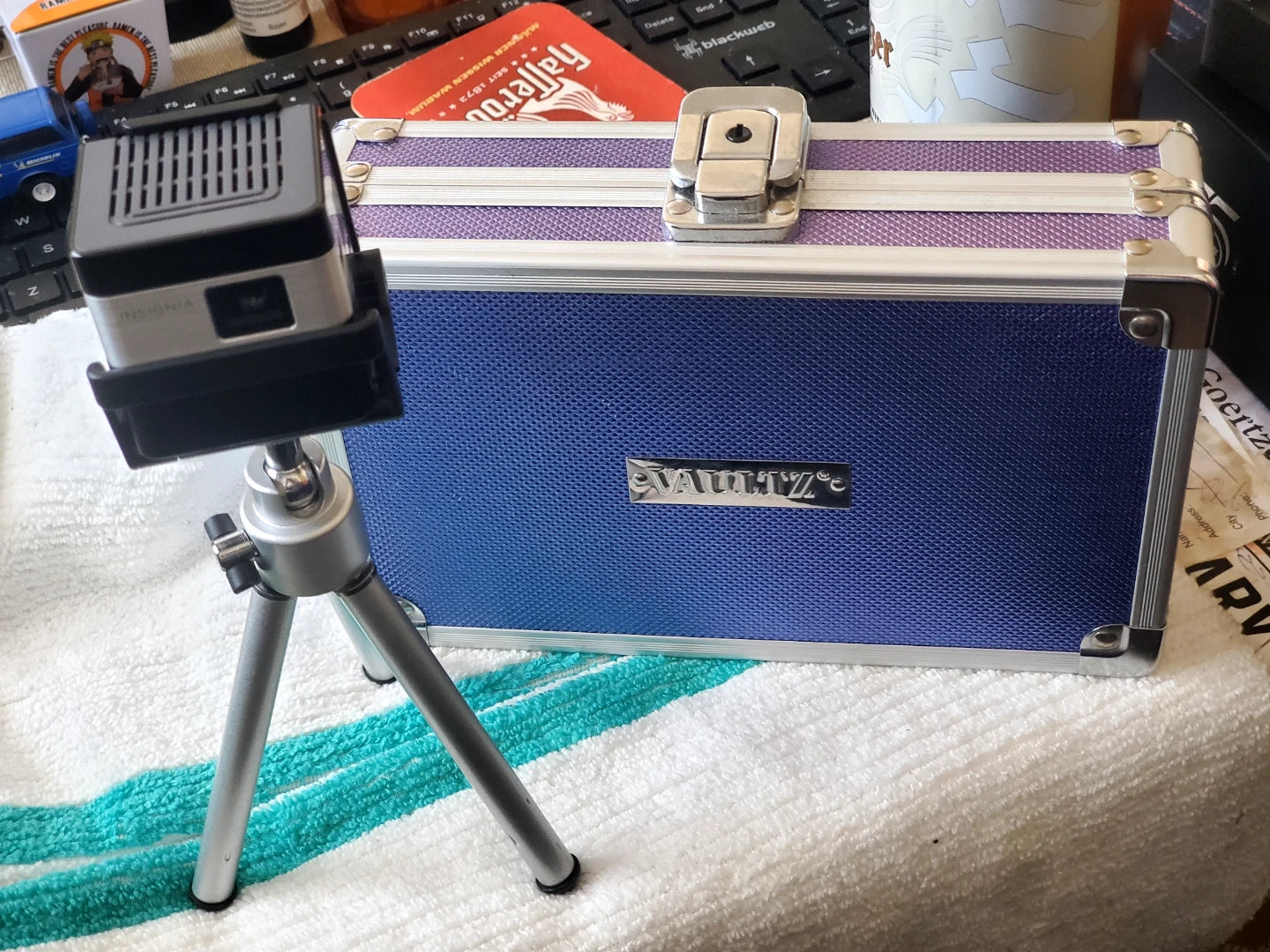 Insignia Portable Mini Projector with Tripod