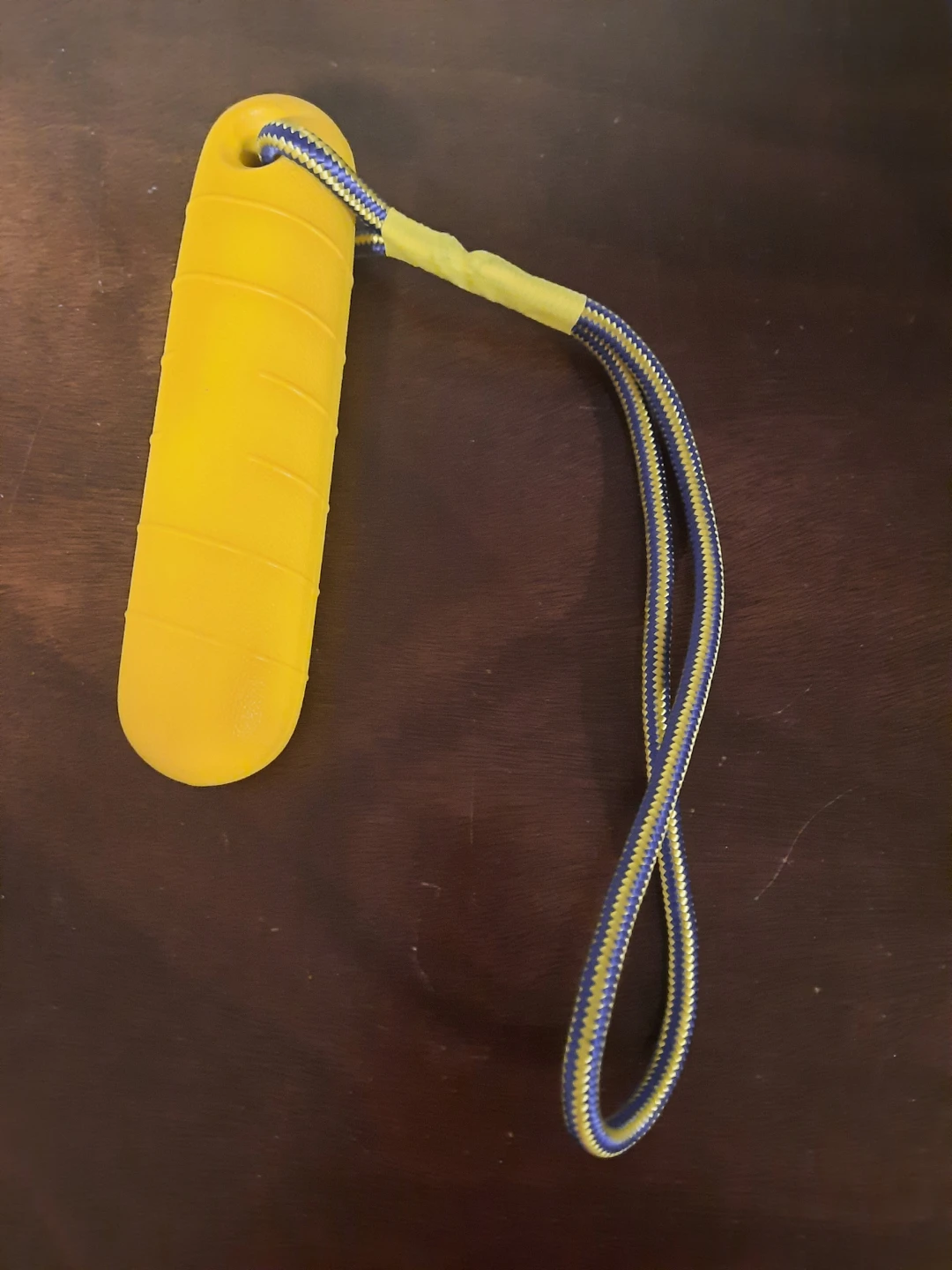 Yellow Dog Training Fetch Stick with Rope Toy