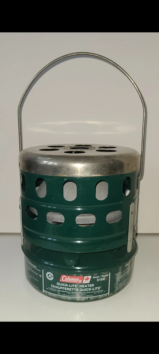 Coleman 518E Catalytic Heater +4L of Fuel - Like New!