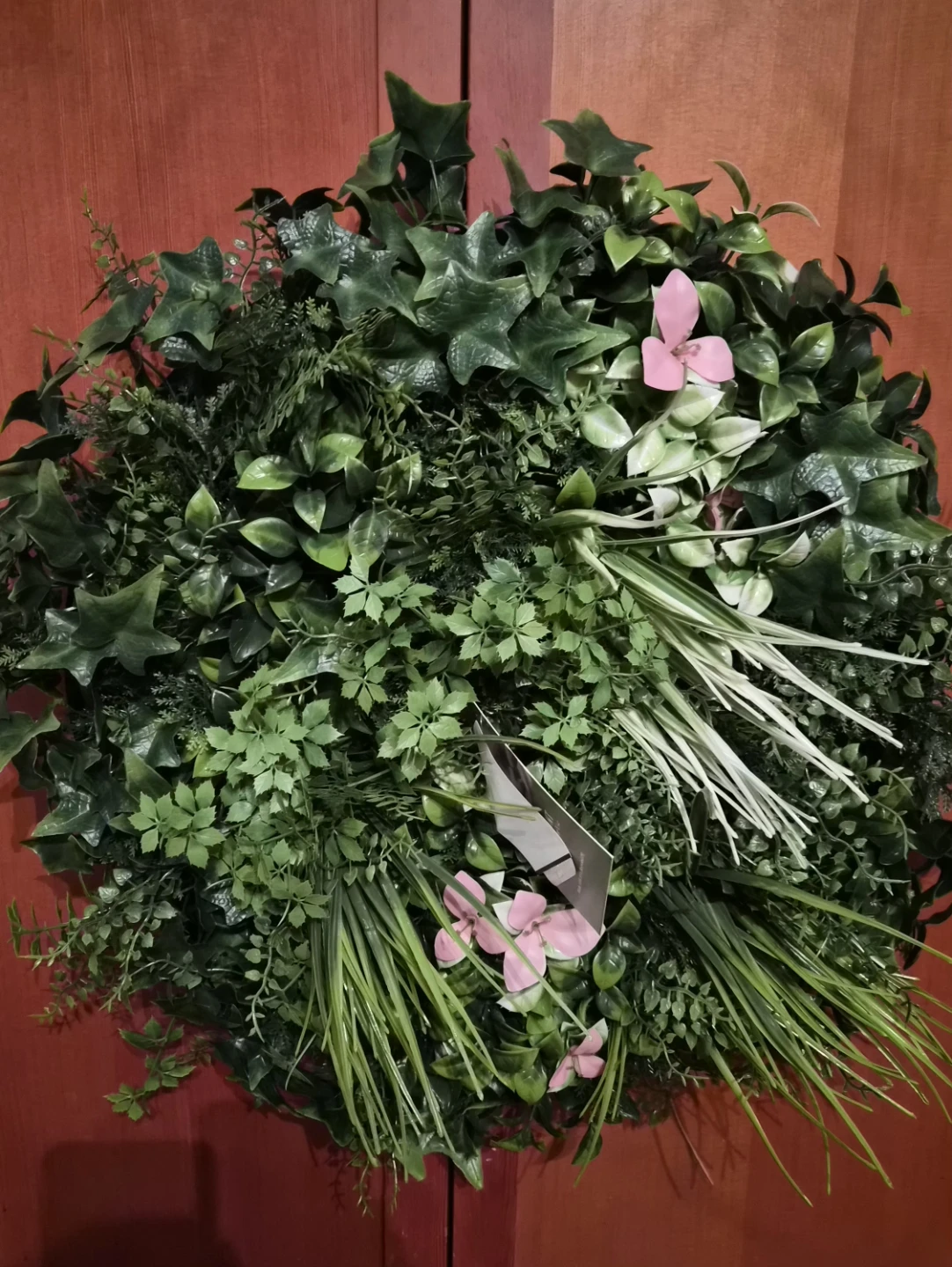 “Large Artificial Hanging Greenery & Floral Wall Decor”.