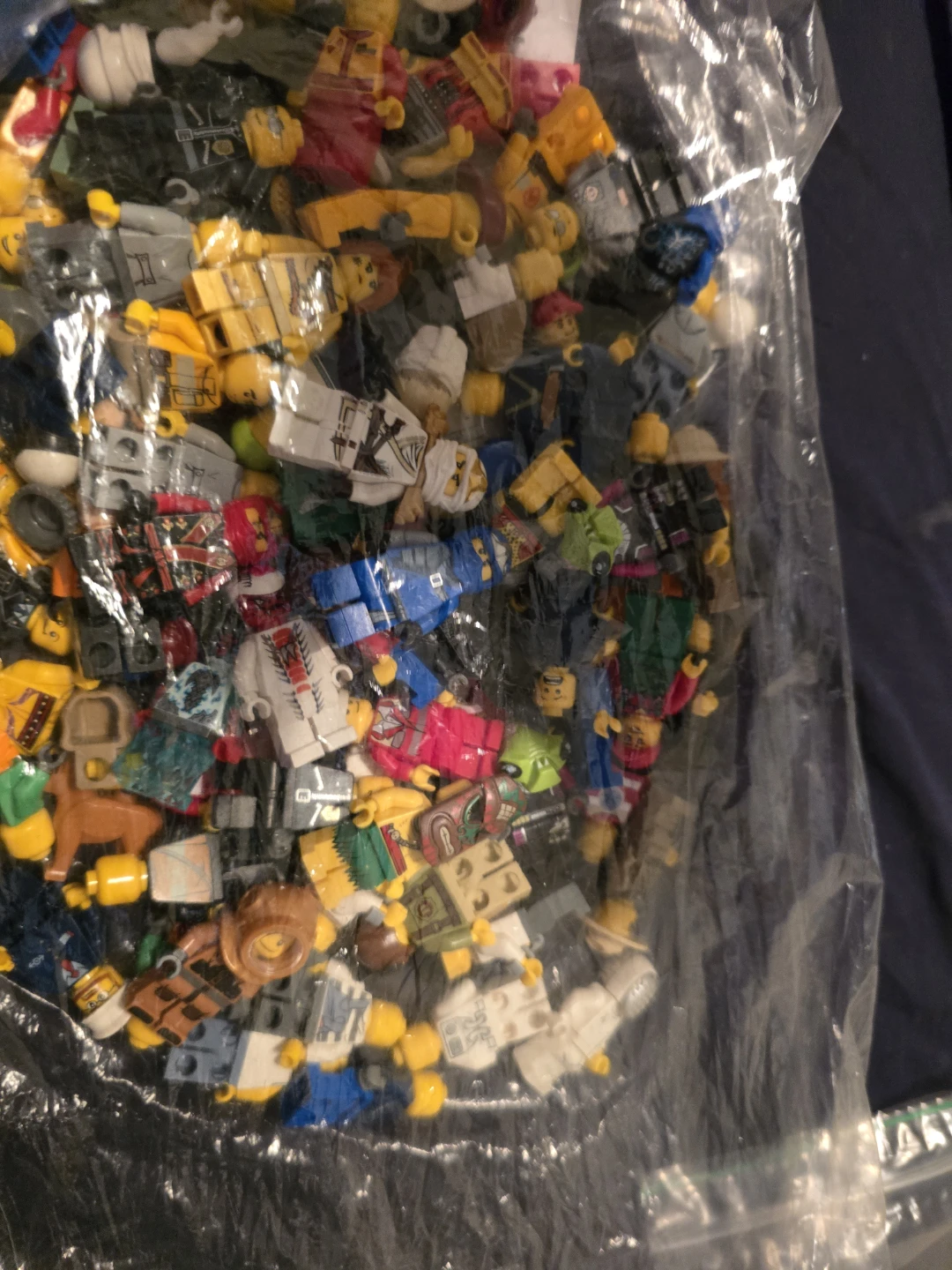 Assorted LEGO Minifigures and Accessories