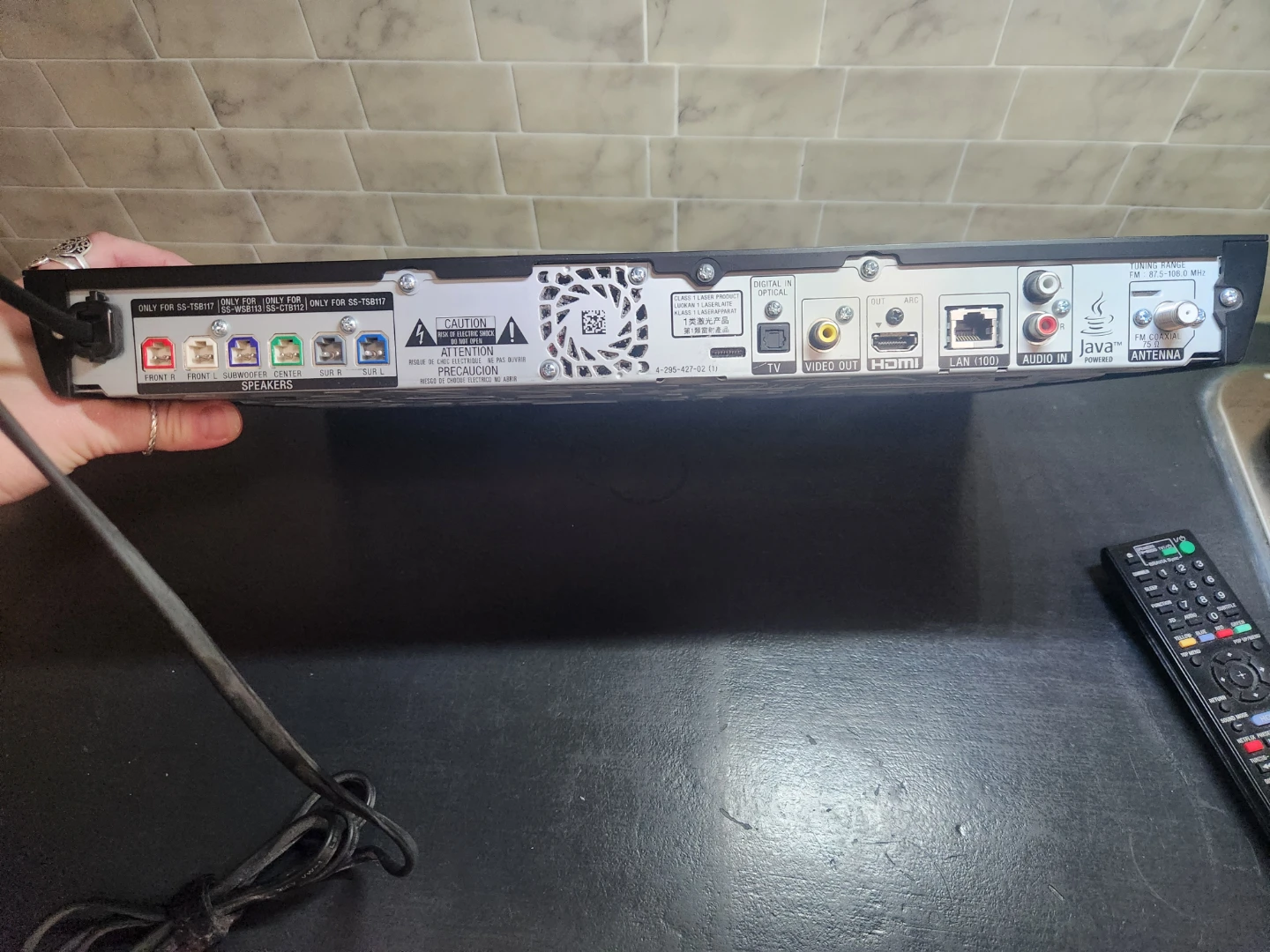 Sony Blu-ray 3D Player with Remote - photo 4
