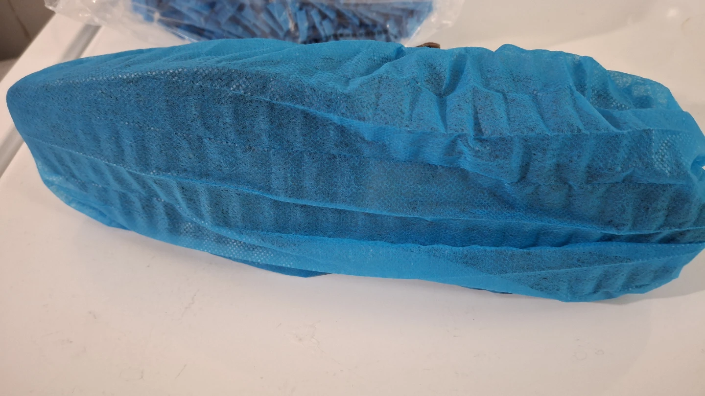 100 pcs Blue Disposable Shoe Covers - photo 2